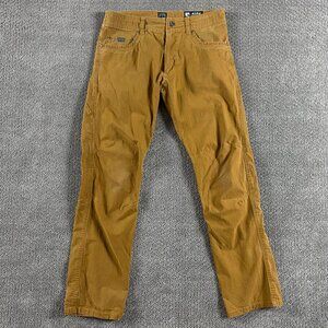Kuhl Revolvr Lean Pants Men's 32 x 32 Hiking Outdoor Khaki Brown